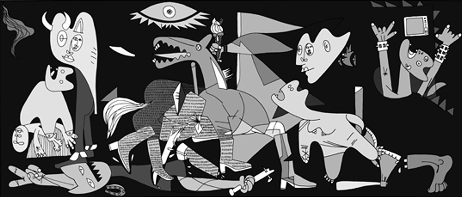 Guernica by Pablo Picachu